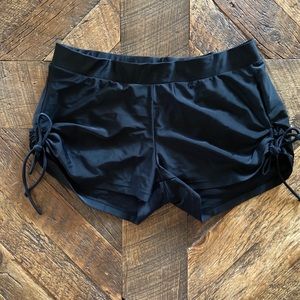 Athleta swim shorts size M black
